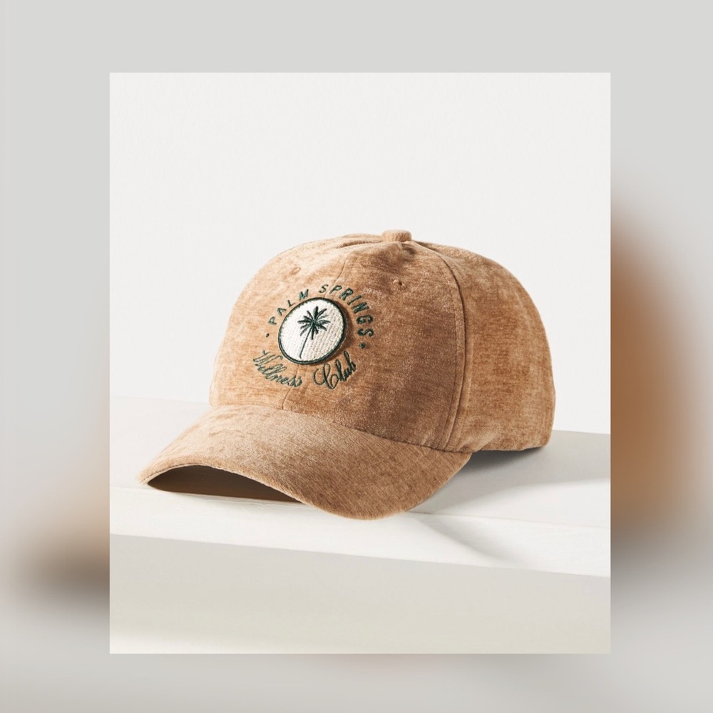🍄SOLD🍄 Anthropologie Corduroy Sports Club Baseball Cap NWT